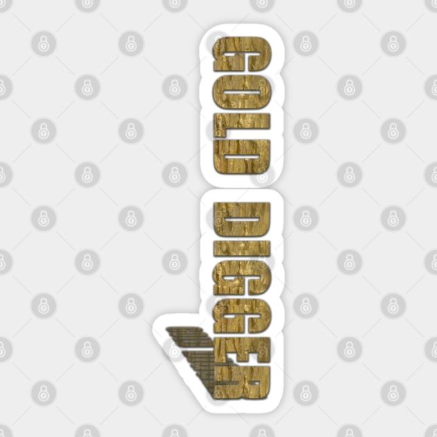 Gold Digger Case Sticker by Shadow3561